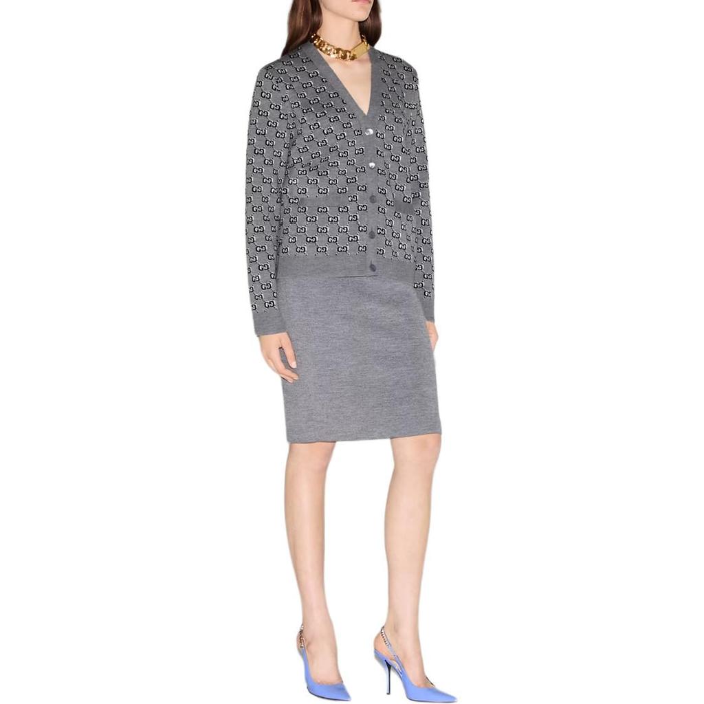 Gucci Gg Shadow Jacquard Cardigan 798137-XKD8R-1136