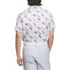 adidas Performance AOP Climacool Knitted Moisture-Wicking Printed Golf Shirt Men Tops JZ4363