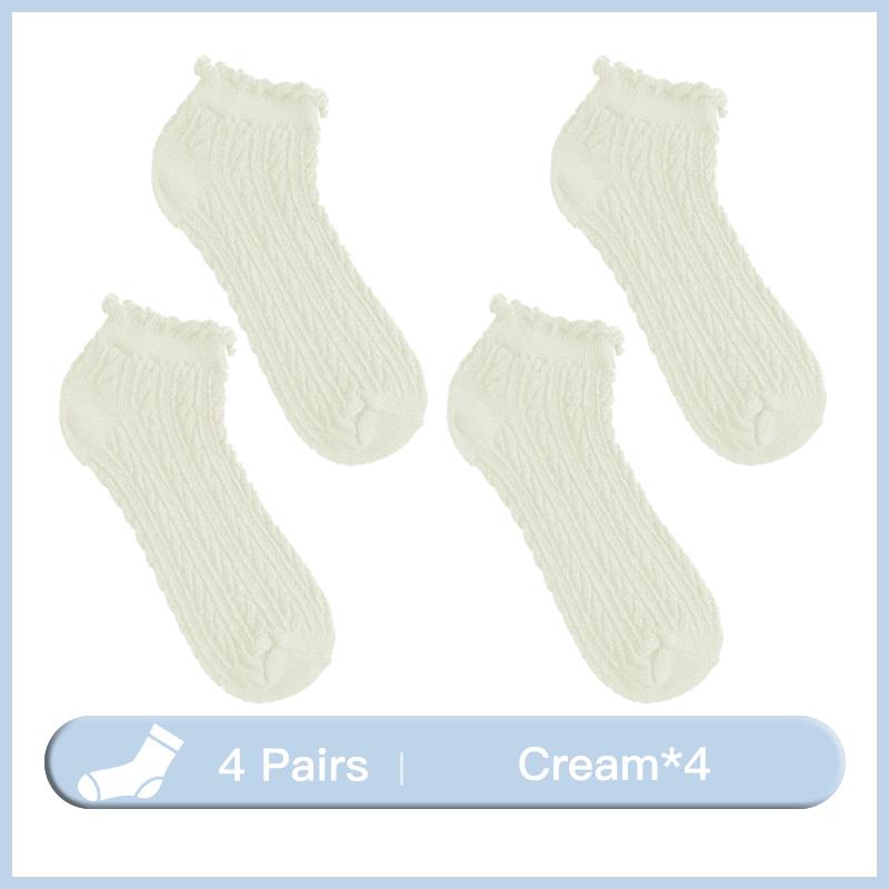 Kvinner pustende sokker Kvinnelige hule sokker Vårkoreanske jenter Søte tidevann jenter Twist Sokker