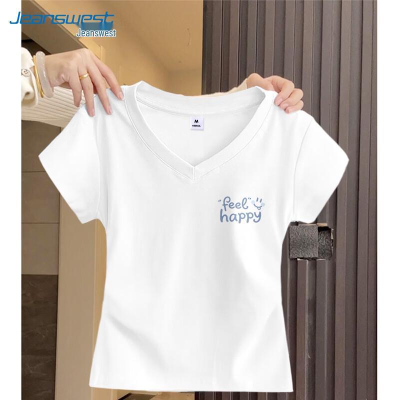 Jeanswest Men s Cotton V-Neck Graphic T-Shirt 2XL