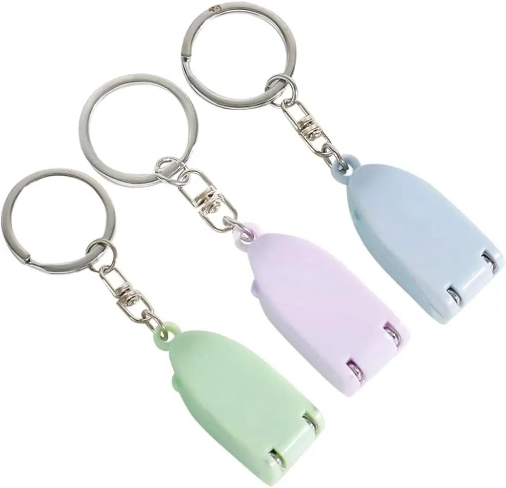 Portable Nail Clippers Mini Keychain Stainless Steel Nail Clippers Anti Splash Folding Nail Clippers Mini Carry on Nail Clippers