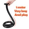 Super Long Anal Plug Dildo Prostate Massager Anus Masturbator Dilator 1M Butt Plug Silicone G Spot Stimulation Sex Toys For Woman Men