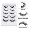 5 Pairs Natural Short Natural Self Adhesive Eyelashes Natural Look Cat Eye Lashes  Eyelash Extension