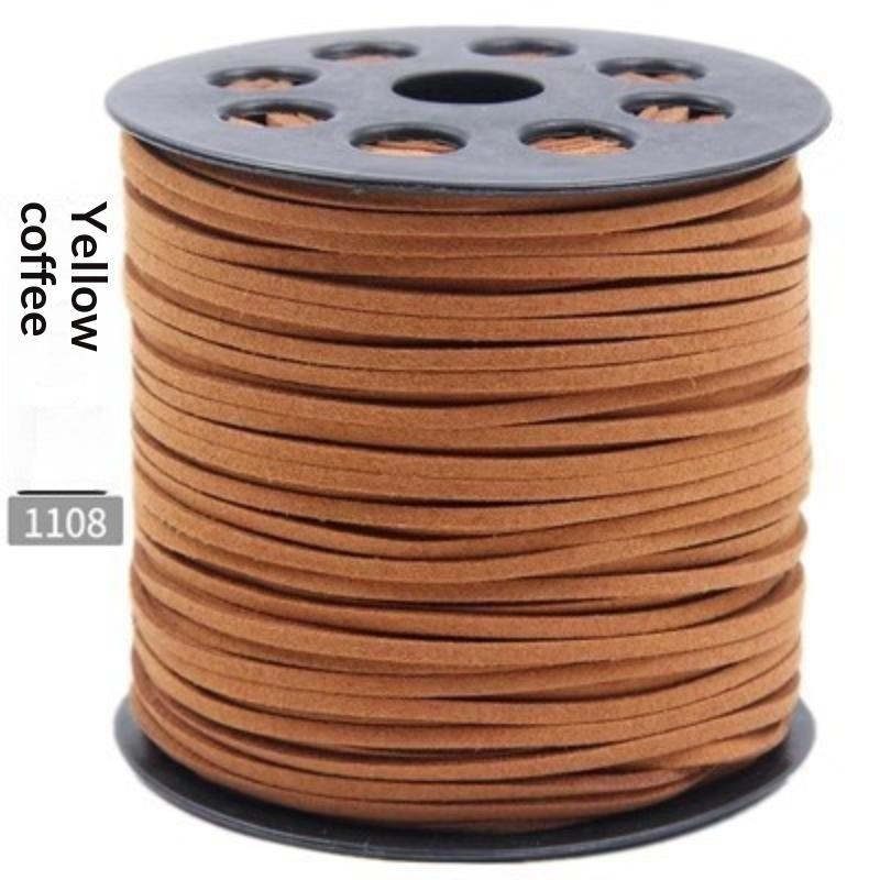 82Meters Suede Rope Leather Cords Woven Cord Wire Necklace Bracelet Diy Handmade Jewelry Decoration Accessories
