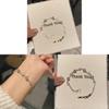 Minimalist Floral Zircon Copper Bracelet For Women With Elegant Design