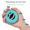 Grip Strength Trainer Ring Silicone Hand Forearm Strengthener Wrist Training Decompression Hollow Grass Green 10?20KG
