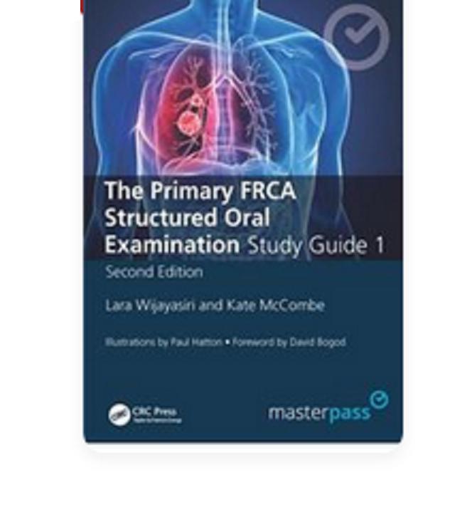 Primary FRCA Structured Oral Exam Guide 1 Paperback N864 IND-56
