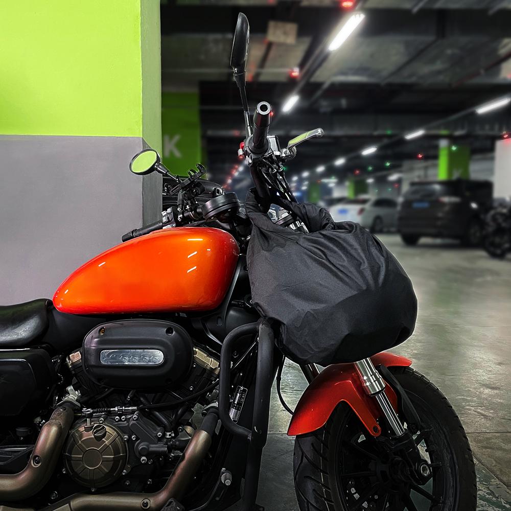 Motorcycle Helmet Bag, Foldable Waterproof Oxford Fabric Helmet Storage Bag with Combination Lock