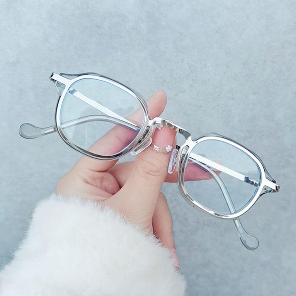 Anti-Mavi Işık Gözlük Kadın Erkek Büyük Boy Optik Çerçeve Göz Koruma Ultra Hafif Gözlük Ofis Bilgisayar Gözlükleri