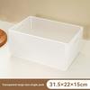 Foldable Fridge Storage Box Plastic Large Capacity Fruit Vegetable Organizer Multifunction Space Saving Food Storage Container
