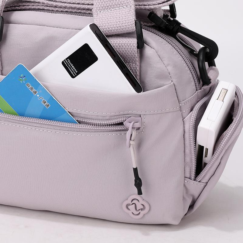 Multi Pocket Nylon Handbag Casual Crossbody Bag for Women