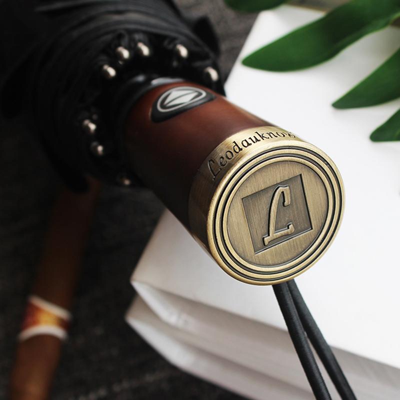 Роскошный автоматический зонт для мужчин — фото 3