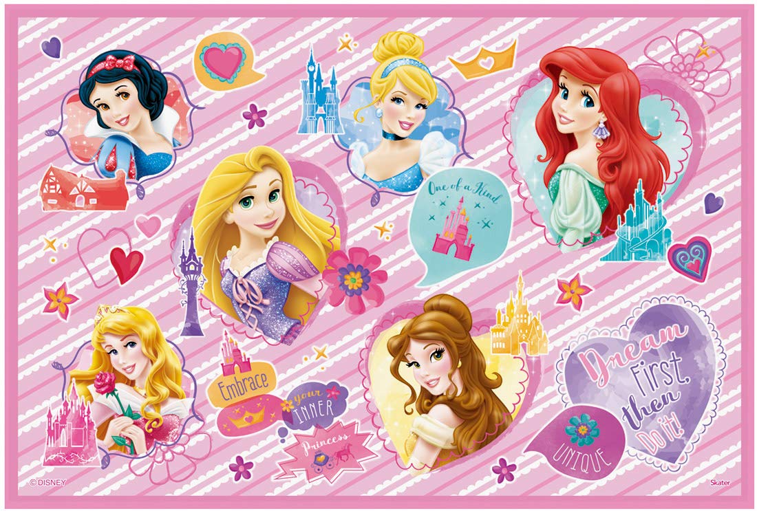 

Skater Leisure Sheet S Princess 19 Disney VS1 60×90cm