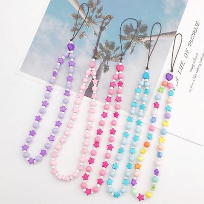 Yi Lian Star Corrente de Celular de Contas DIY