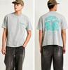 2026 New Roundneck Tshirt  Gothic Style Mushroom Pattern  Suitable For Both Men And Women  Short Sleeve Tshirt