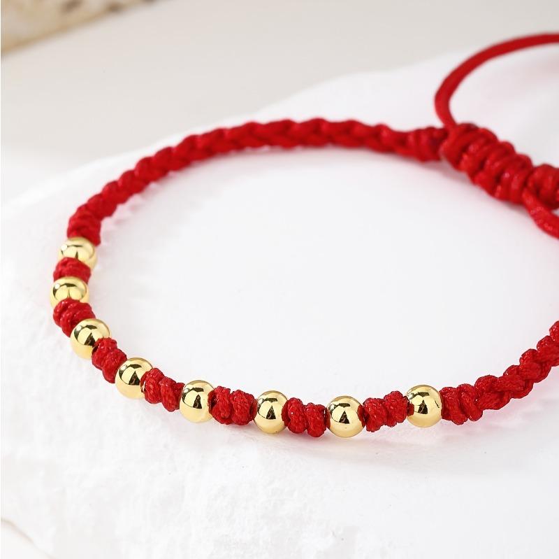 Handgemaakte Kabbalah Rode Draad Armband - Geluksbrenger Bescherming Tegen Boze Oog, Nylon Koord, Ideaal voor Dagelijks Gebruik of als Cadeau