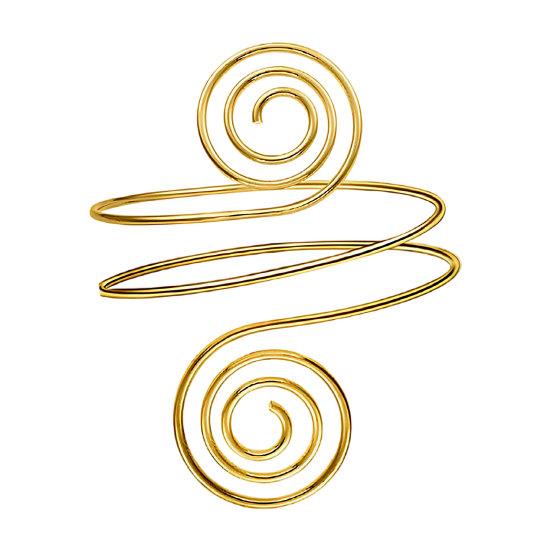 Adjustable Spiral Upper Arm Cuff Bracelet for Women, Boho Open Coil Arm Bangle Bracelet, Armband Jewelry for Festivals, Parties, Daily Wear