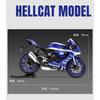 1/12 Yamaha YZF-R1M Zliatinový Model Motocykla Diecast Vozidlá Zvuk a Svetlo Off Road Autocykel Kolekcia Detské Hračky Darček