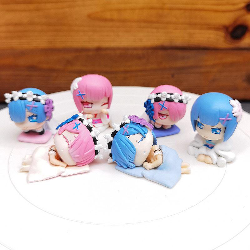 Re:Zero Isekai Sleepwear Rem & Ram Boxed Egg Figure (6 Types) - Arcade Prize Model