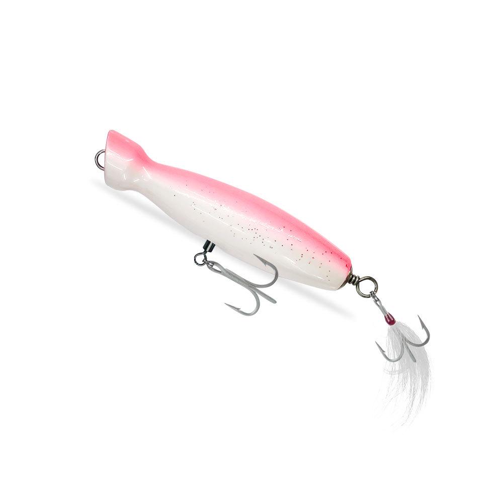 Seasky 5.5" Wooden Popper Fishing Lure for Tuna & Sea Bass