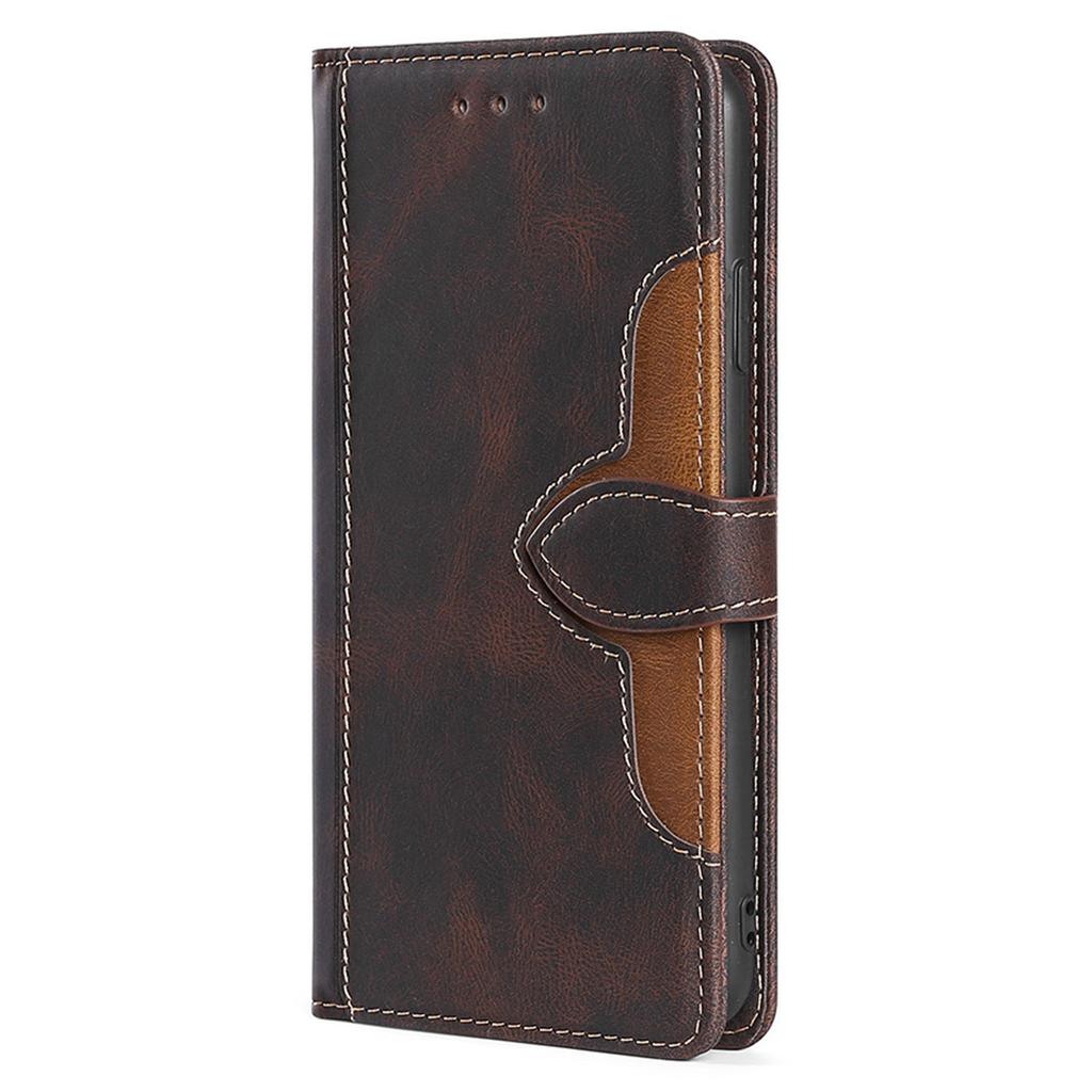 For Samsung Galaxy A15 4G/A15 5G Cover Straw Hat Design PU Leather Stand Wallet Cell Phone Case