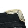 CHROME HEARTS Single Fold LNG SNGL FLD TIPS 2-fold Long Wallet Black/Silver