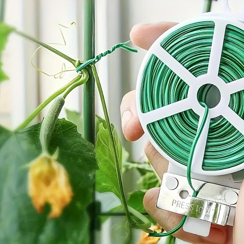 30m Gardening Binding Wire, Plastic Twist Ties, Plant Fixing Wire, Portable Garden Cable Ties, Gardening & Lawn Care