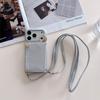 Crossbody Zipper Wallet with Card Holder Phone Case for IPhone Air 17 14 11 Pro Max 13 12 16 15 Plus Ring Stand Leather Cover