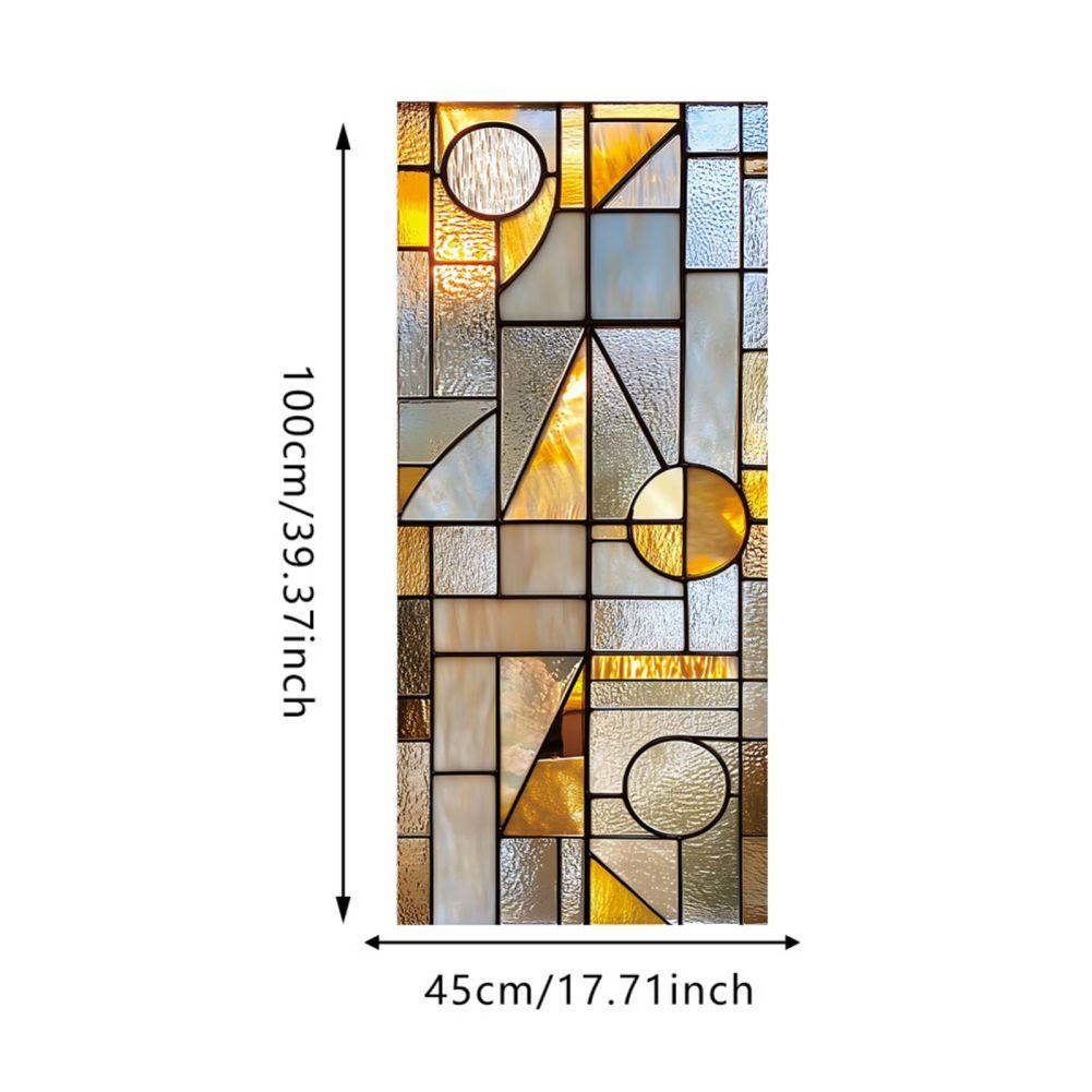 Iridescent Static Cling Window Decals Decorative Window Films