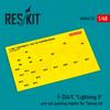 Reskit Paint Masking Stickers Plastic Model Kit 1/48 F-35A/C (for Tamiya) RSKM48-0023 (Airplane)
