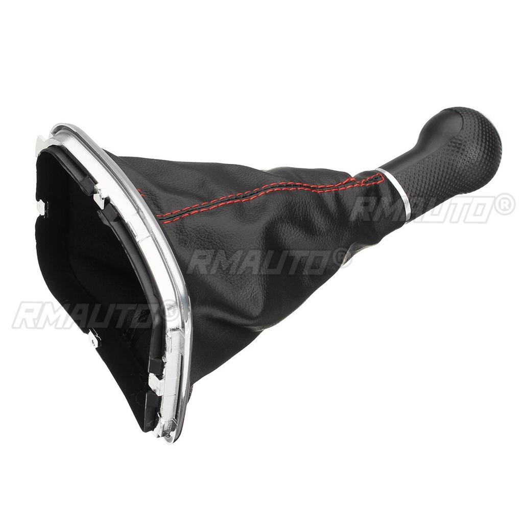 12mm/23mm 5/6 Speed Car Gear Shift Knob W/Gaiter Boot Cover for VW Bora Golf 4 MK4/Jetta GTI 1999-2005