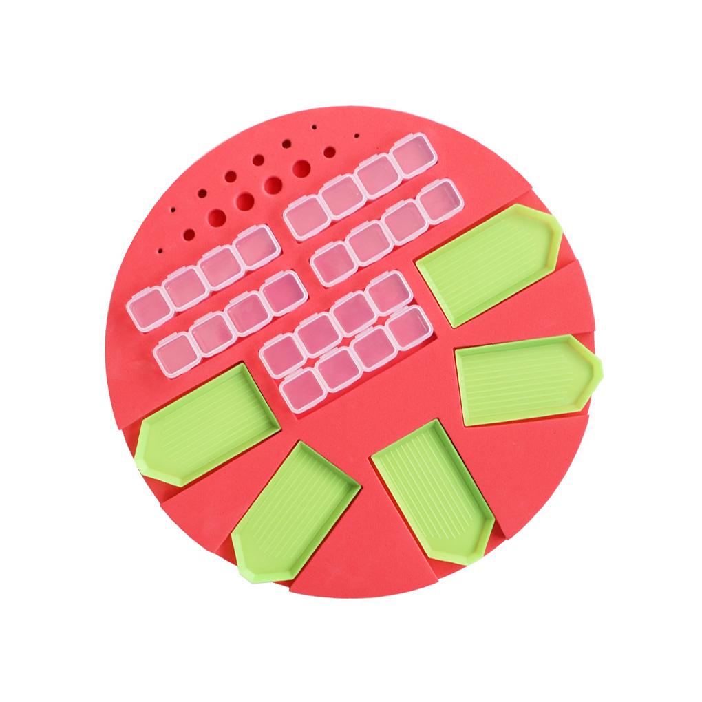 Diamond Painting Tools Storage Tray Sponge Foam Holder DIY Drill Pen Organizer Christmas Gift