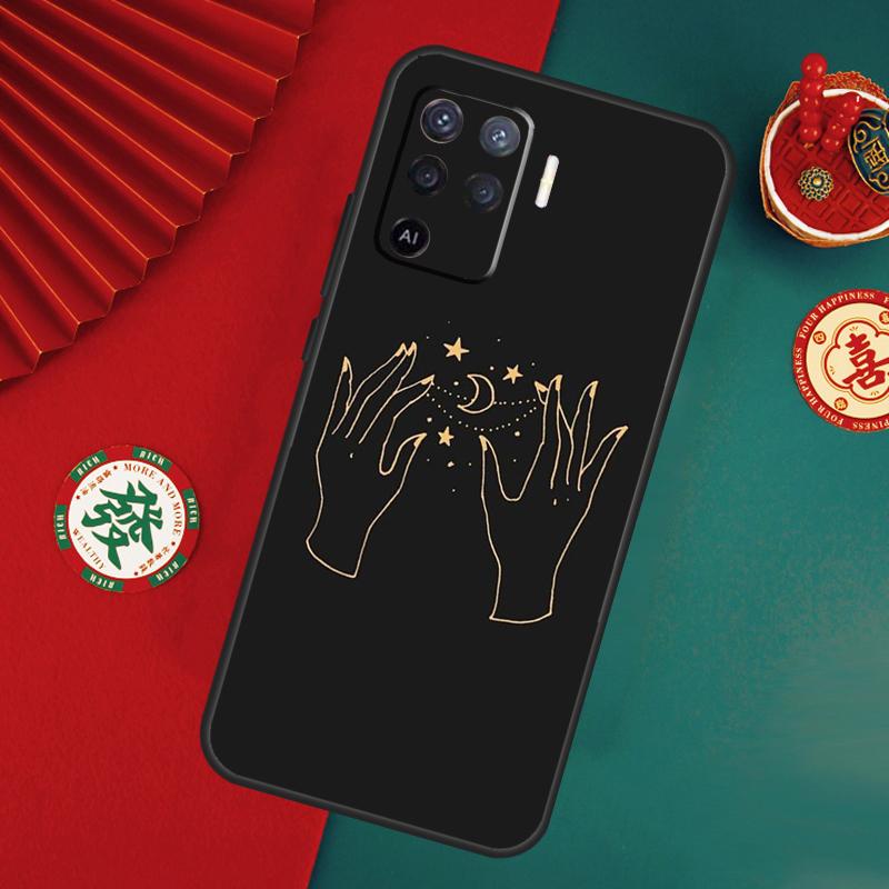Witchcraft Dark Witch Case For Oppo A78 A98 A58 A38 A18 A54 A74 A94 A80 A60 A40 A96 A76 A16 A15 A17 A57 A5 A6 Pro