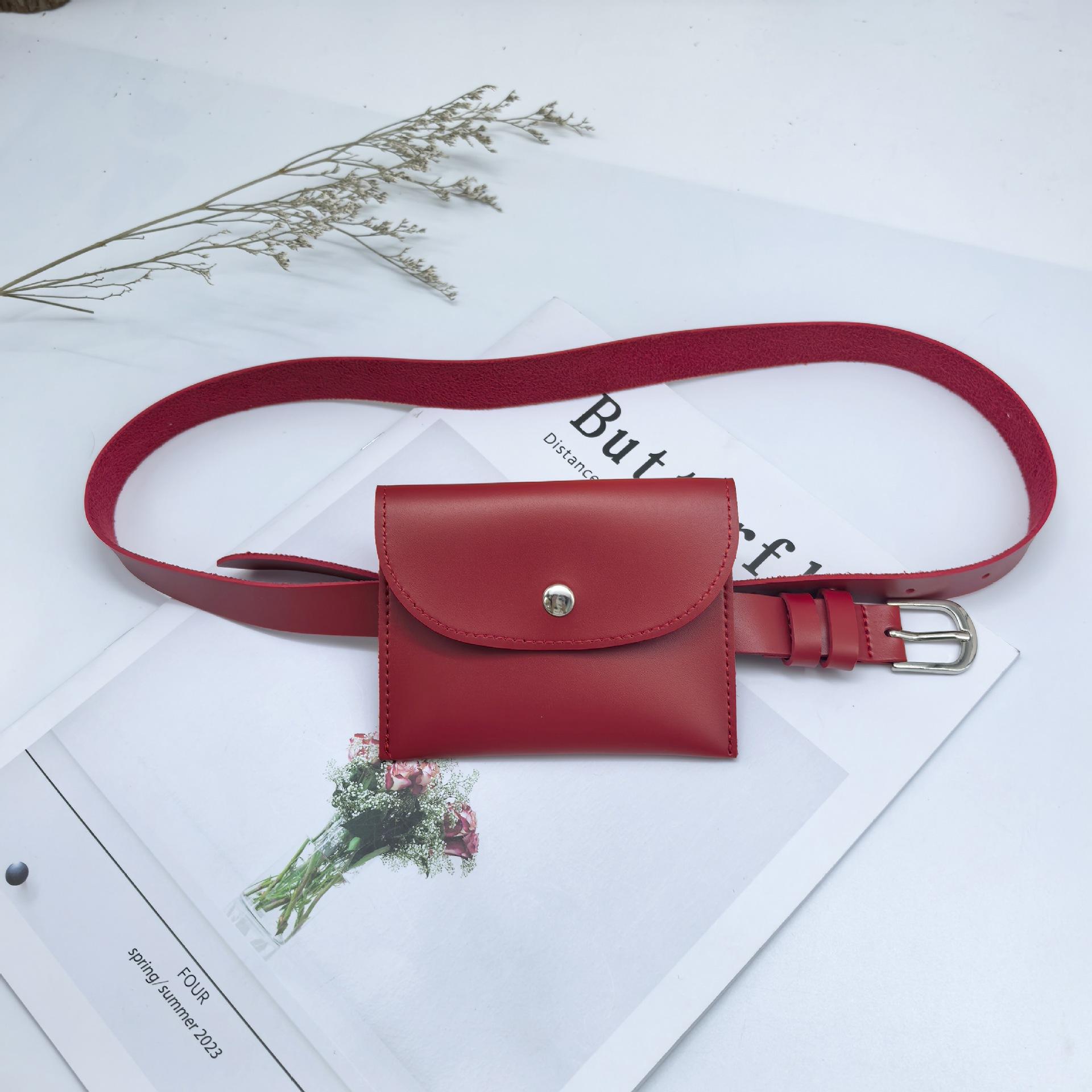 

Simple Solid Color Fashion Belt Bag