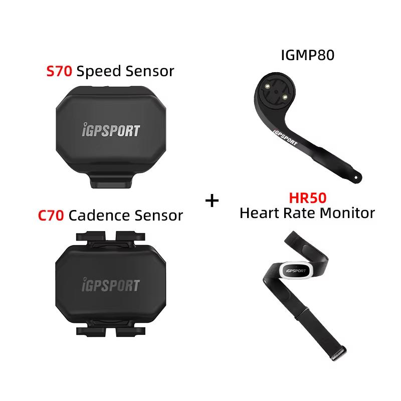 IGPSPORT IGS Speed Sensor Cadence Sensor HR50 Heart Rate Monitor  SPD70 CAD70 Computer Sensor Holder Bracket Bike Accessories