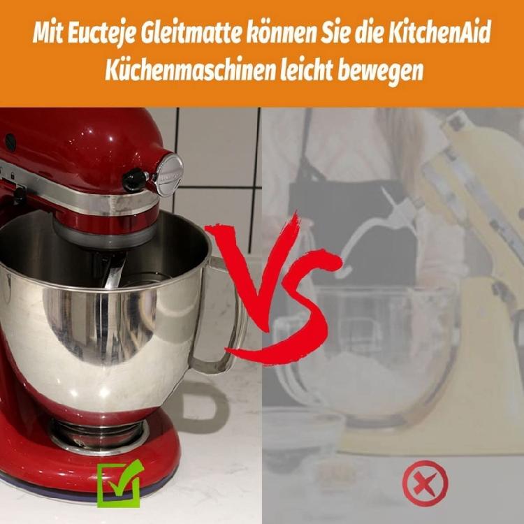 Matowa mata ślizgowa do miksera akrylowa Podkładka pod ekspres do kawy do 4,5-5QT 5K45SS 5KSM175PS 5KSM125