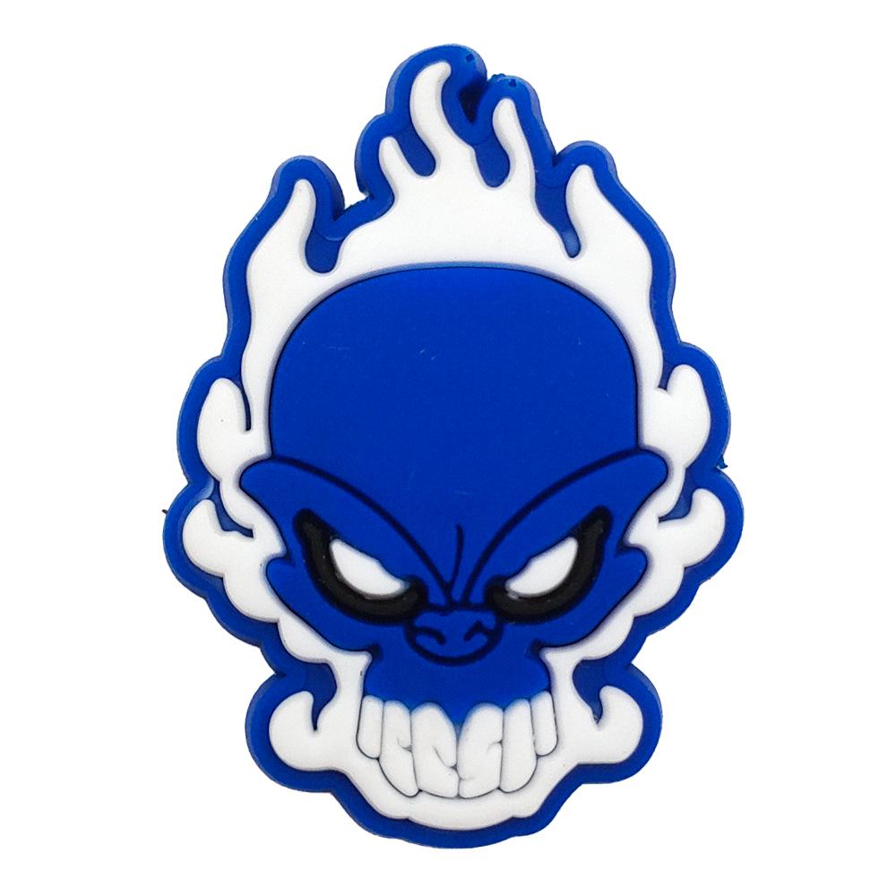 Craniu Halloween PVC Lipici Moale Farmece Drăguțe de Desene Animate pentru Pantofi