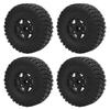4 Pcs RC Short Course Truck Wheels 120mm Diameter Rubber Tire Plastic Hex Hub 1 10 RC Truck Wheels for Slash 4x4 2WD