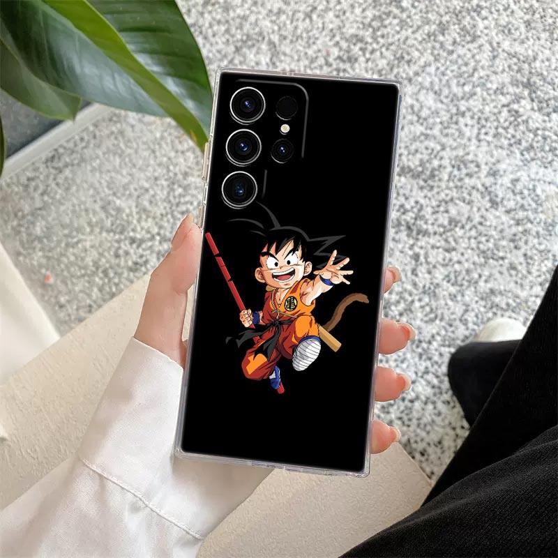 Little Goku Anime Drawings Dragons Balls Z S26 Ultra Case For Samsung Galaxy S25 S26 S24 S23 Ultra S22 Plus S21 FE Phone Cover