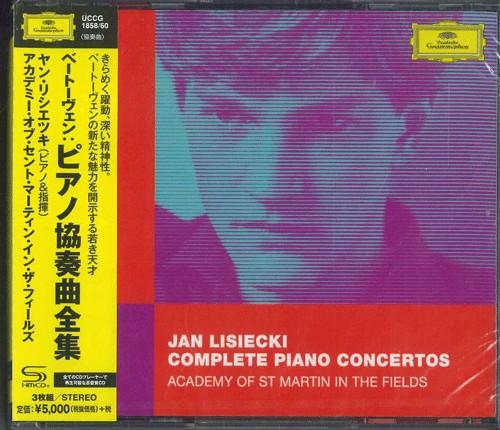 

CD ЯН ЛИСЕЦКИ, АКАДЕМИЯ СВЯТОГО МАРТИНА - Бетховен Полные фортепианные концерты UCCG185860PROMO DEUTSCHE GRAMMO 2019 Япония Оби Классика Б/У