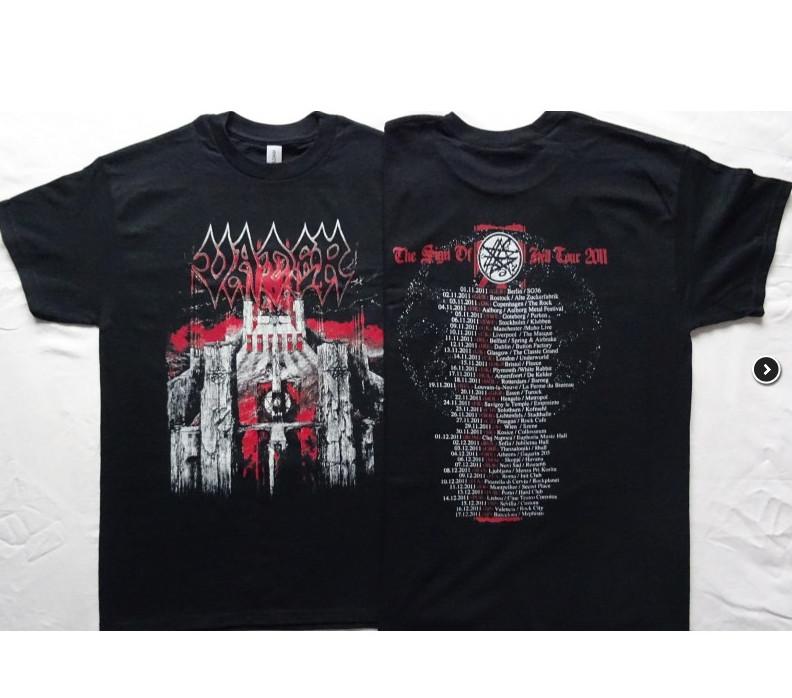 Vader Tour 2011 The Sign Of Hell Welcome To The Morbid Reich T-Shirt S