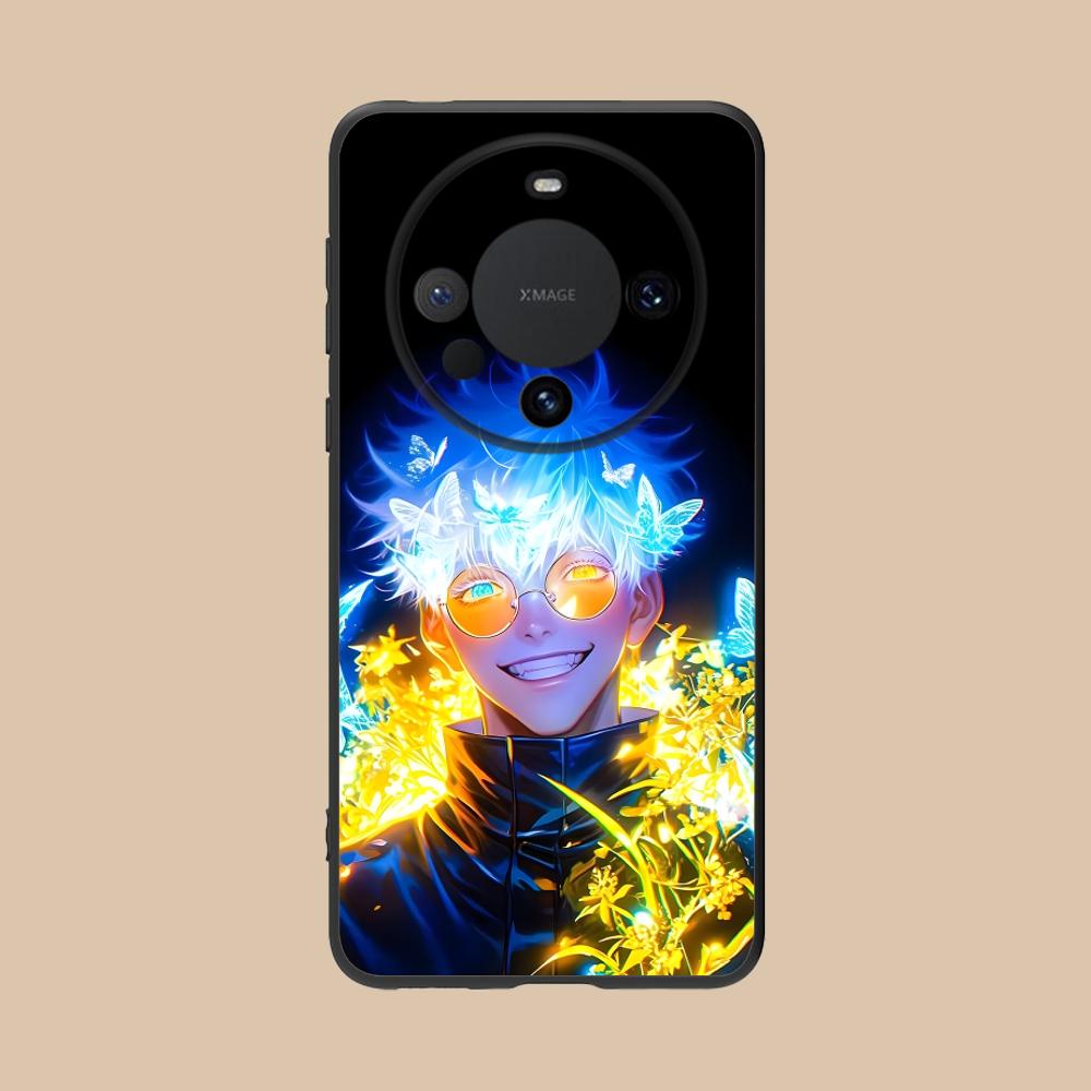 Jujutsu Kaisen Colored Mobile Phone Case for Huawei Mate 60 50 40 30 20 10 Pro Plus Lite E 5G Black Cover Luxury Smartphone
