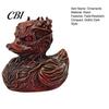 Creative Desk Decoration Halloween Horror Duck Figurine, Devil Animal Resin Statue, Novelty Gothic Figurine Desktop Decor for Shelf Car Dark