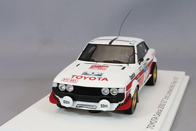 

Spark Toyota Celica 2000GT 1977 Ралли Ломбард РАК 2-е место Hertz 1/43 #8 H. Миккола/А.