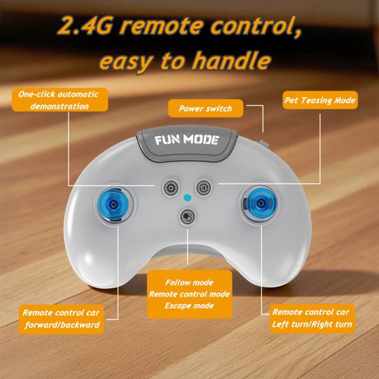 Remote Control Car Toy 2.4G Follow Mode Drift Car with Escape Function Multifunctional Kids Adults RC Car Toy