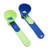 2PCS Protein Powder Funnel Scoop ABS Spill Proof Sliding Spoon Coffee Scoop Funnel for Sports Drink