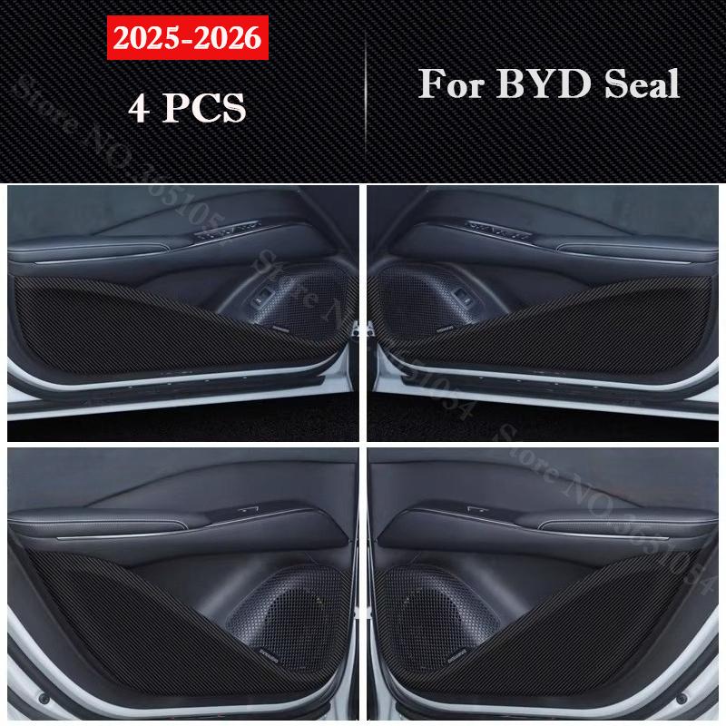 For BYD Seal DM-i EV 2026-2026 Car Door Anti Kick Pad Protect Sticker Anti Dirt Mat Scratch Resistant Film Interior Accessories