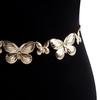 Women's Simple Metal Butterfly Pendant Waist Chain, Belt Summer Butterfly Body Chain, Trendy Link Belly Chain Belt Bikini Waist Body Jewelry