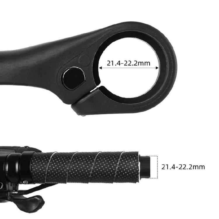 Bicycles Inner Bar End Nonslip Mountain Bike Handlebar End Comfortable Grip Inner Bar End for 21.4-22.2mm Handlebar