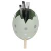 Dinosaur Egg Pencil Holder Space Saving Opening Design Detachable Structure PP Dinosaur Egg Shape Storage Box for Home